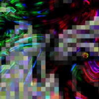 Abstract digital wall art