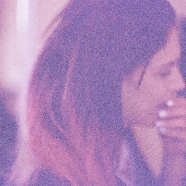 Do a Little Wrong - Chicago April and May 2016 photos of the city and friends. This is a purple photo of Yvette. 35mm film and disposable camera.