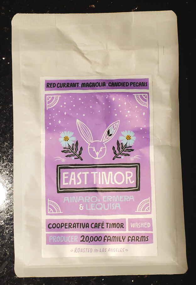 East Timor Peaberry Coffee from Woodcat.