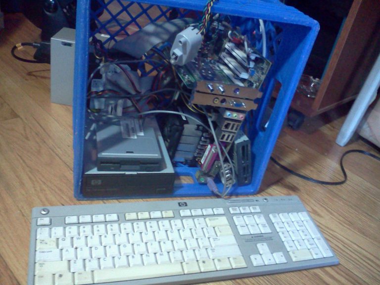 Shitbox Computer Building a Computer from Scrap: My Trash PC | Recycling Old Parts in a ...