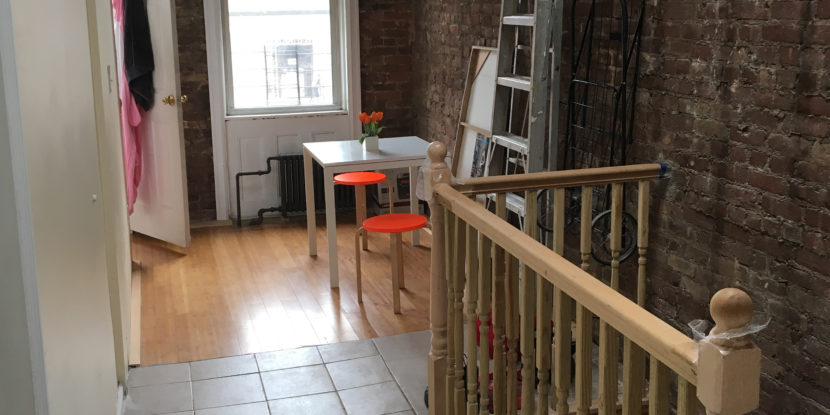 bed stuy airbnb hallway