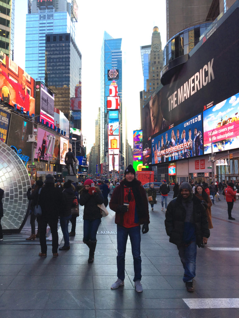 spider-man hoodie times square nyc