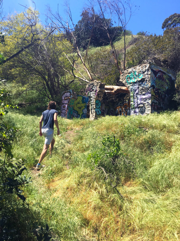 trekking to abandoned runyon structure