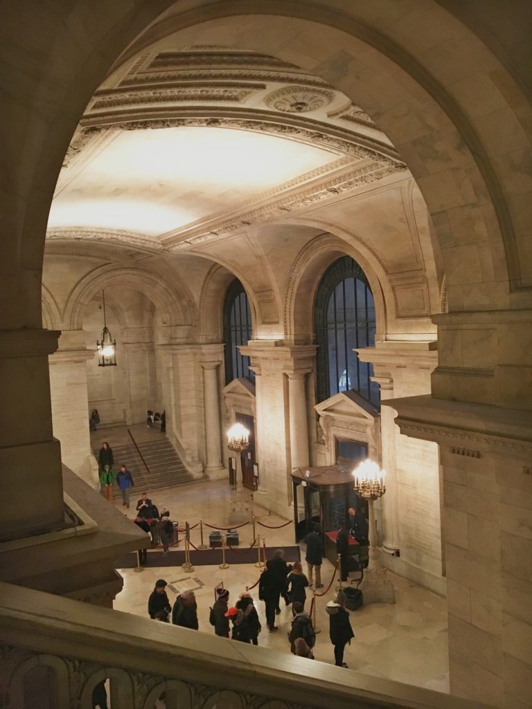 new york public library arches