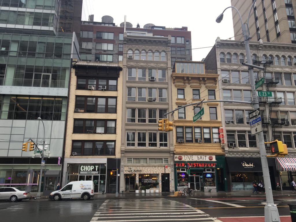 some buildings in manhattan