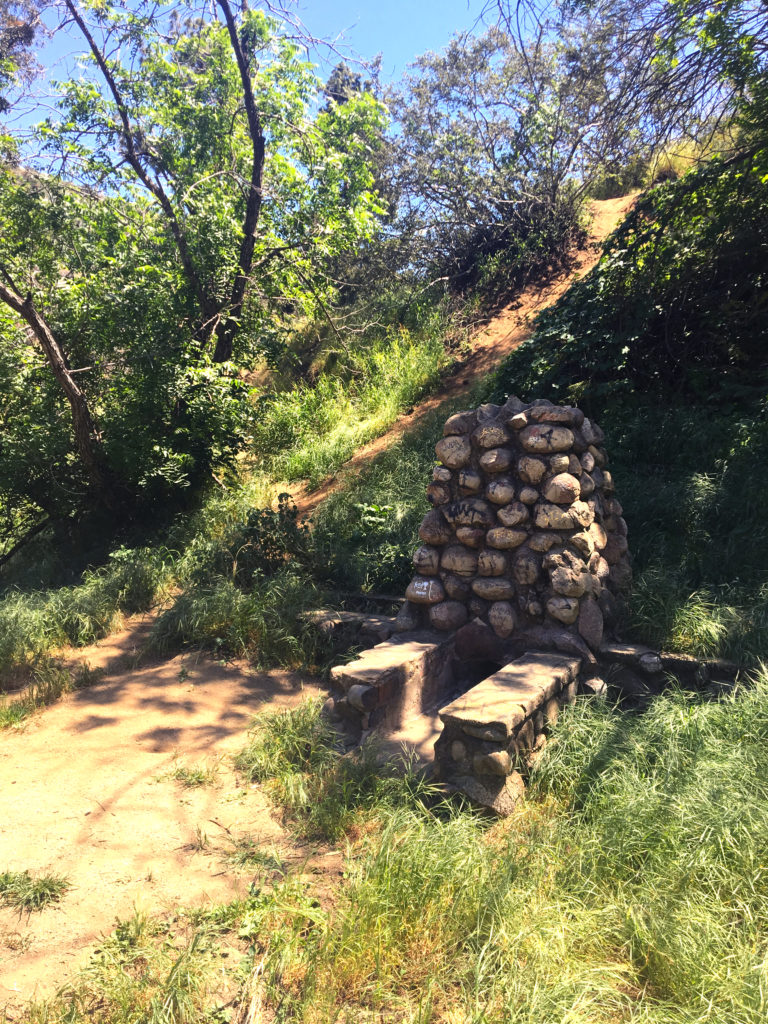 runyon canyon ruins temple fireplace