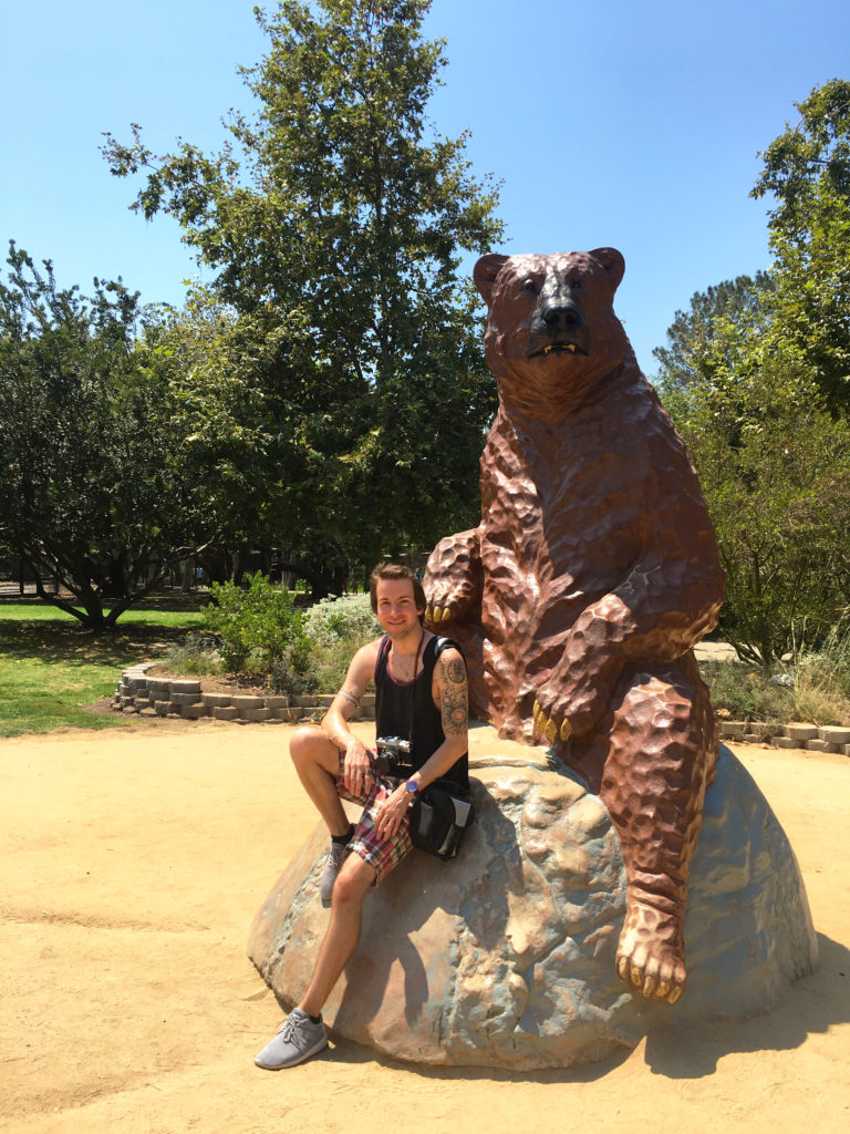 ethan giant bear la brea tar pits