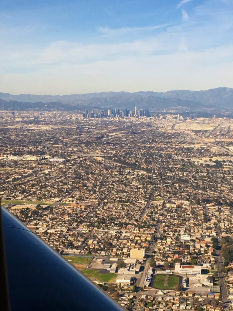 so many buildings between here and downtown la