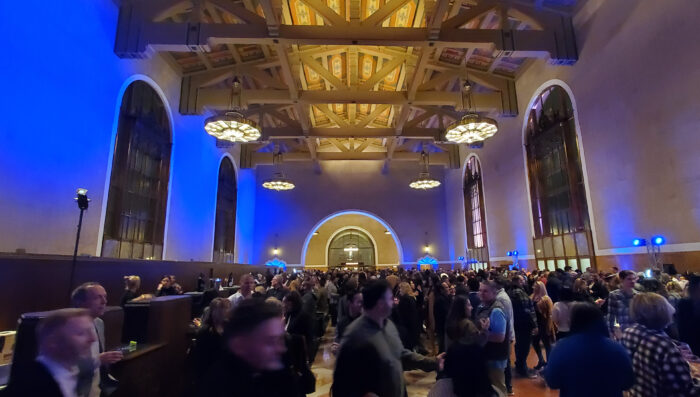 Uncorked Union Station Los Angeles main hallway looking towards the station.