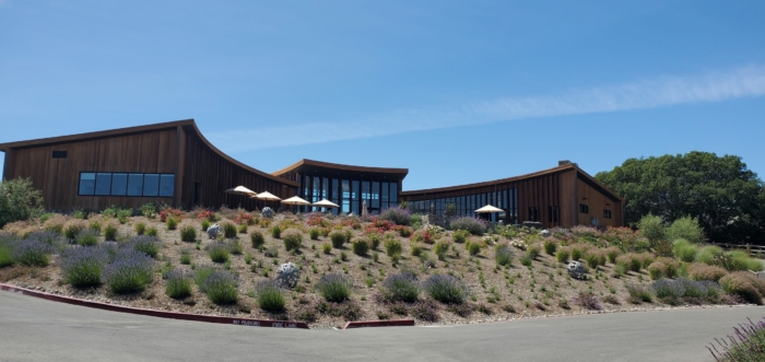 Bouchaine Winery building in Napa, California.