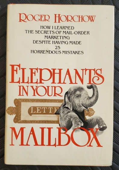 elephants in your mailbox front of book
