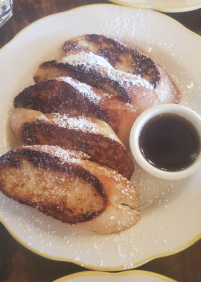 authentic baguette french toast aka pain perdu