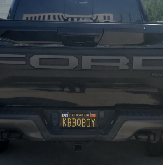 kbbqboy license plate